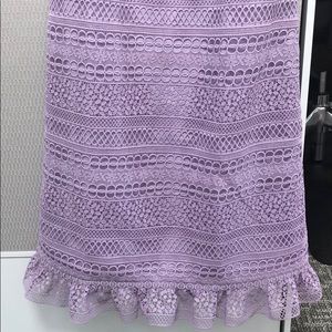J. Crew Dresses - JCrew Cap Sleeved ruffle dress in mixed lace NWT J. Crew Dresses - JCrew Cap Sleeved ruffle dress in mixed lace NWT